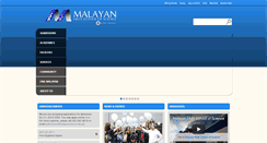 Desktop Screenshot of malayanscience.edu.ph